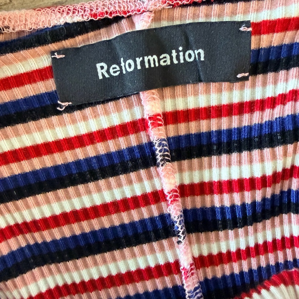 Striped Ribbed Bodysuit - Picture 6 of 7